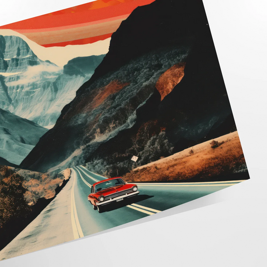 space Boho Abstract Bohemian 17 wall art poster vibrant green red hues captivating artwork touch flair decor gift personal statement print available frameless presentation