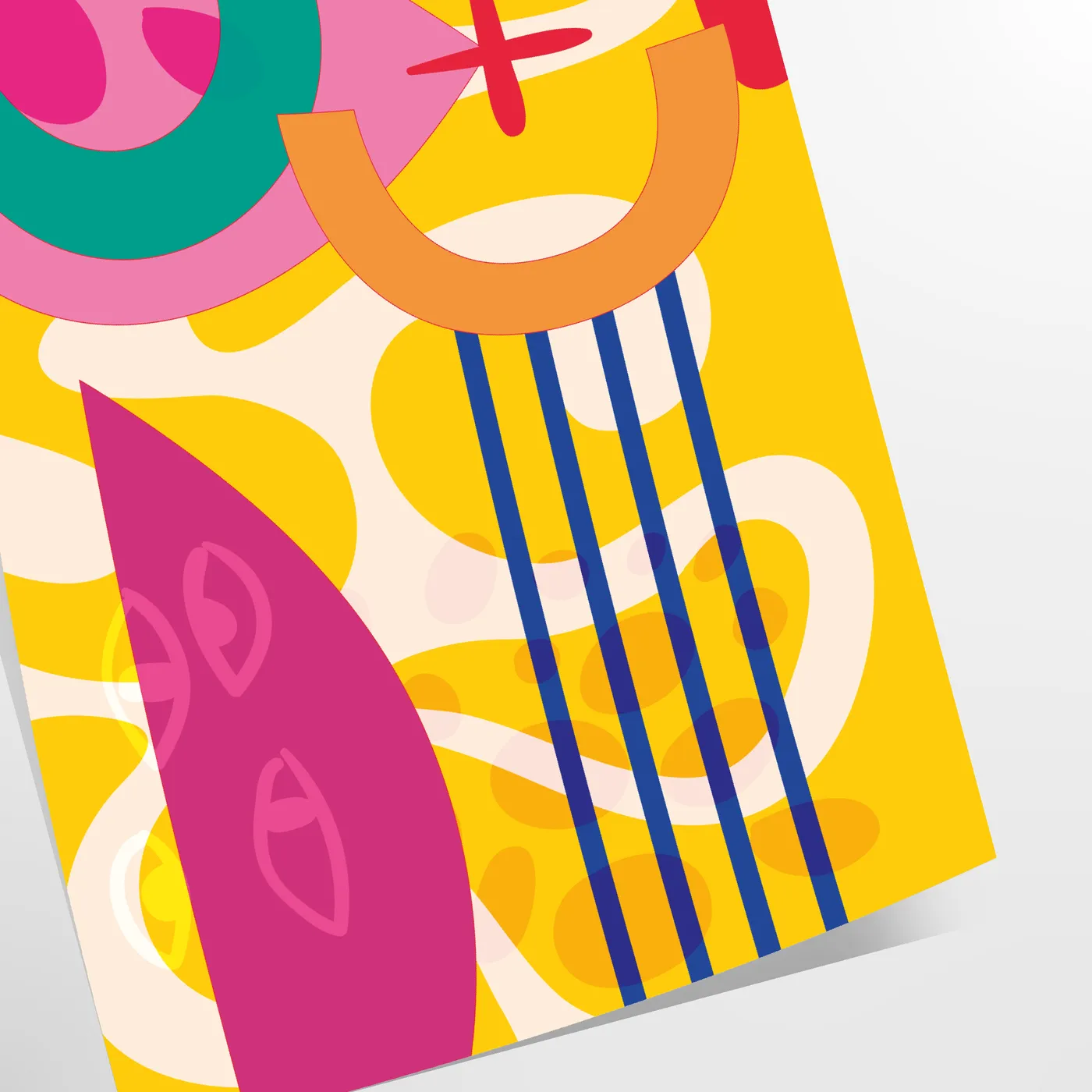 space Boho Art Wall​ vibrant abstract designs chic captivating wall print perfect gift lovers unique decor unframed options style