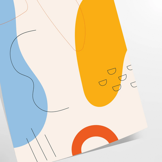 space captivating boho print poster stunning abstract art wall ideal gift occasion touch artistic flair room framed frameless style