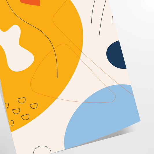 space captivating boho art poster stunning blend abstract bohemian style wall piece ideal gift lovers sizes A4 cm A0 unique decor needs